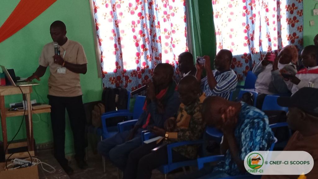 Présentation lors de la formation CNEF-CI à Ferkessédougou
