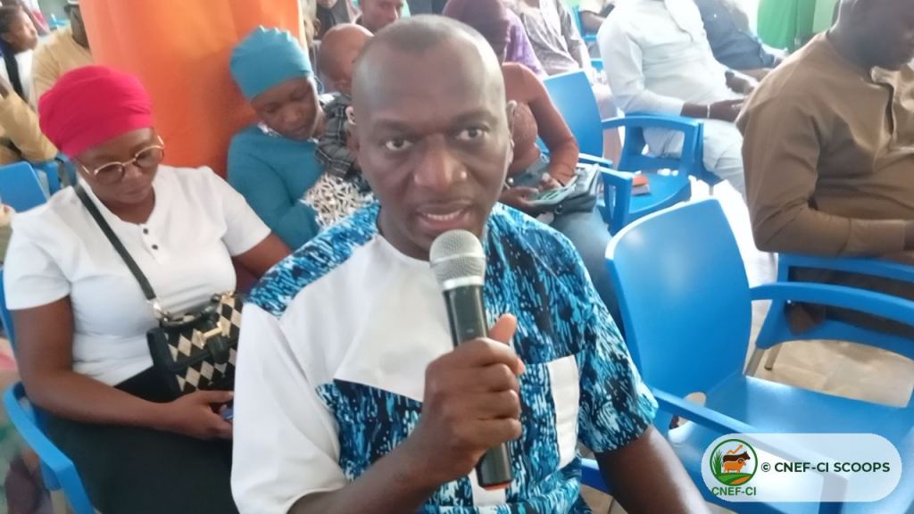 Intervention d'un participant pendant la formation CNEF-CI