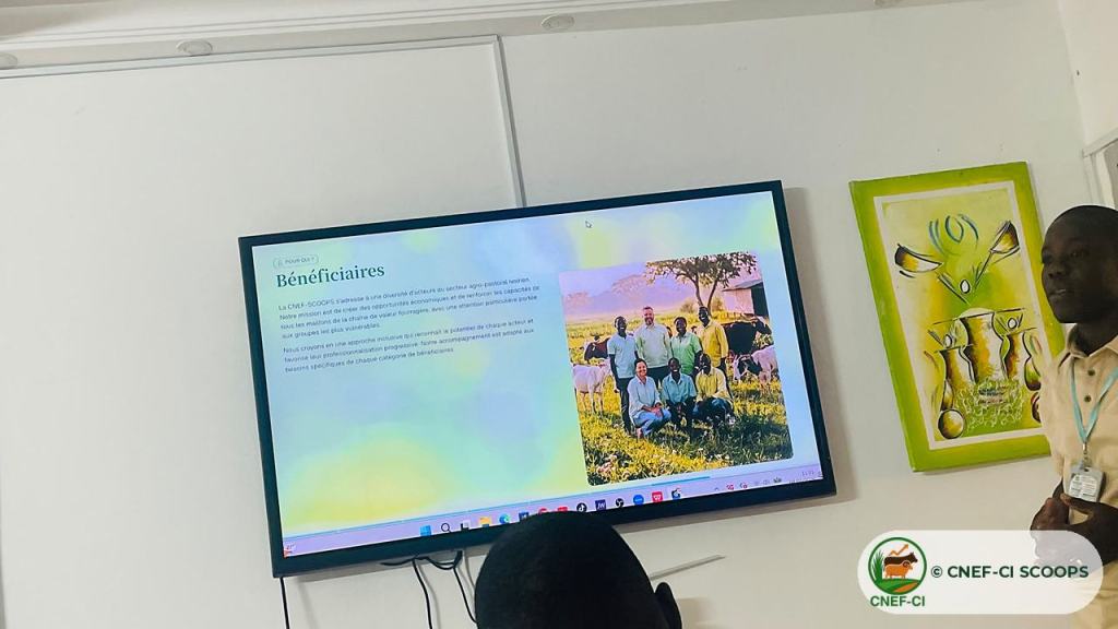 Formation animée par la CNEF-CI SCOOPS au profit des membres de l'INTERPRu