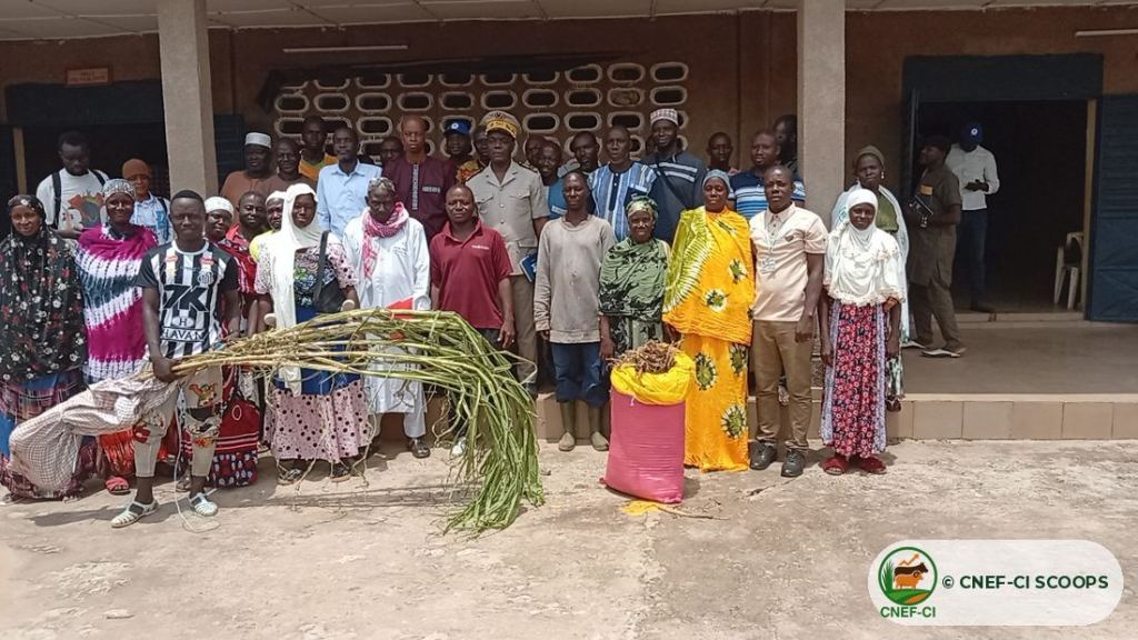 Photo de famille après la formation gratuite CNEF-CI au centre islamique d'Odienné (6 juin 2026)
